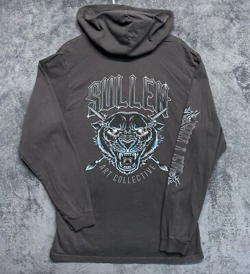 Sudadera con Capucha Ligera Sullen Art Collective Para Hombre XL Gris Carbón Diseño Premium Foto 1 de 4