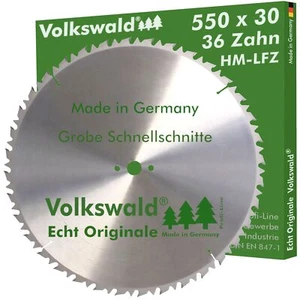 Volkswald ® HM-Sägeblatt LFZ 550 x 30 mm Z= 36 Kreissägeblatt Brennholzsägeblatt - Bild 1 von 5