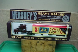 Vintage Hershey Chocolate Kisses First Love Tractor Trailer Die Cast K-Line 1992 - Picture 1 of 13
