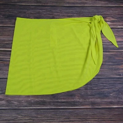 Good American NUEVO Amarillo Pierna Daze Sarong Talla Grande 5-8 2XL-5XL Playa Verano Foto 1 de 4
