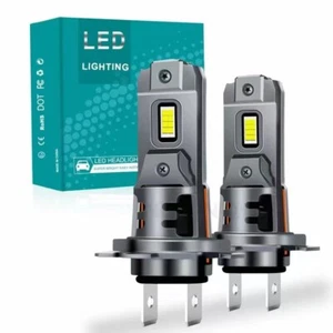2x H7 CANBUS LED Headlight Lamp Kit High or Low Light Bulb 6500K White New Style - Picture 1 of 10