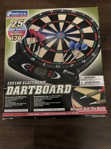 CX2100 Electronic Dartboard By Unicorn Preowned EUC - Picture 1 of 3