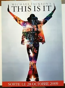 MICHAEL JACKSON : THIS IS IT ♦ FRENCH PROMO POSTER + INFOS ♦ - Imagen 1 de 2