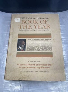 Encyclopedia Britannica Book Of The Year 1970 Vintage 70s History Illustrated - Picture 1 of 11