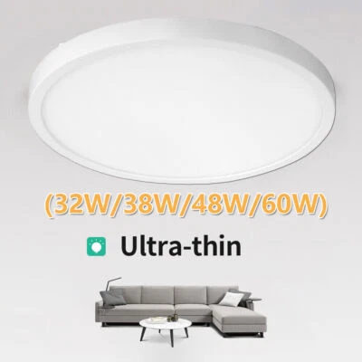 LED Deckenlampe Deckenleuchte Ultraslim Panel Badezimmer-Lampe Küchen Küchenlamp - Bild 1 von 4