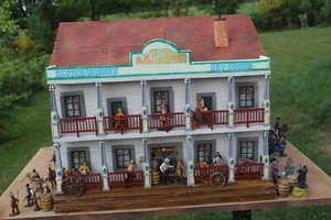 70551B Saloon aus Winnetou 1 in Roswell, zu 7cm Sammelfiguren, Fertigmodell GMK - Picture 1 of 14