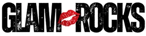 GLAM ROCKS Vinyl Bumper Sticker NEW Red Lips for Guitars, Road Cases - Picture 1 of 1