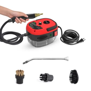 2500W Portable Handheld Steam Cleaner with Brush Heads f/ Kitchen Furniture U0P7 - Picture 1 of 12