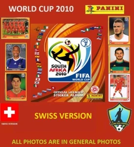 Panini World Cup South Africa 2010 Stickers Pick Choose pegatinas Swiss Version - Picture 1 of 5