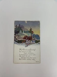 AK Weihnachtshaus OCP Co. #2460 B verschickt 1920 - Bild 1 von 2