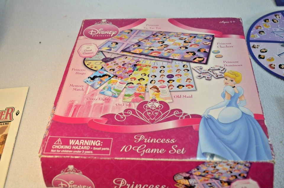 Disney Princess 10 Game Set With Multiple Fun Ages 4 & Up - Image 1 of 4