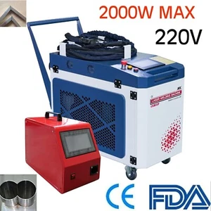 2000W Handlaserschweißgerät Faserlaserschweißgerät für Aluminium Edelstahl 220V - Picture 1 of 13
