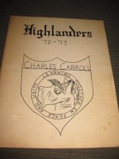 1972-1973 Charles Carrol junior High School, Carroll County, Maryland yearbook