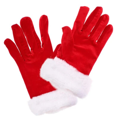 Gold Velvet Gloves Work Woman Evening for Women Holiday Magician Hand Holding - Image 1 of 4