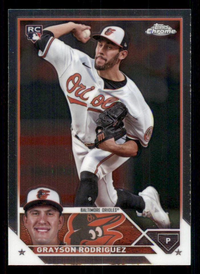 2023 Topps Chrome Update #USC98 Grayson Rodriguez RC - Image 1 of 2