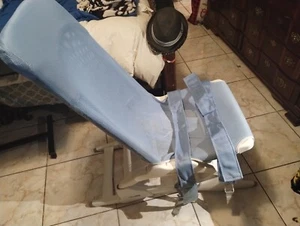 Rifton Wave Bath Chair Special Needs Bath Chair Large 250 lb Max Mesh Stain - Picture 1 of 24