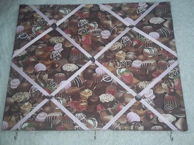Cute Chocolate Candy Themed Memory Board with Matching Accent Buttons - Image 1 of 3