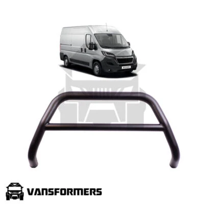 VANSFORMERS Peugeot Boxer 2014+ A-Bar Matte Black (Spoiler Nudge City Bull Bar Matt)