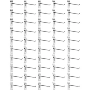 4 Inch Heavy Duty Slatwall Hook 25lbs Capacity Pegboard Hooks - 50 Pieces - Picture 1 of 1