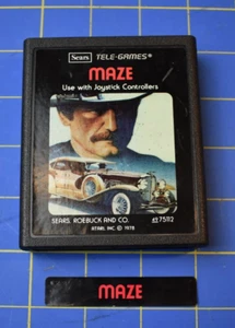 Maze (Atari 2600, 1978) Sears Tele-Games - Picture 1 of 3