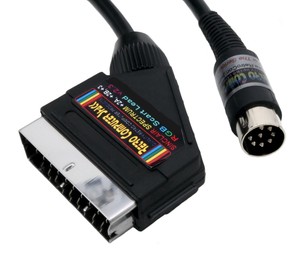 Sinclair ZX Spectrum +3, +2A, +2B High Quality RGB Scart Video Cable TV Lead 