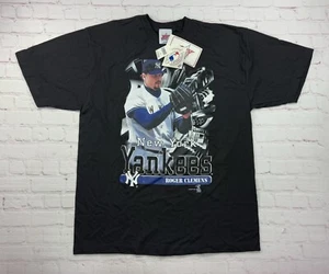 NEW/Old Stock 90s MLB New York Yankees Roger Clemens T Shirt Size XL 1999 - Picture 1 of 9
