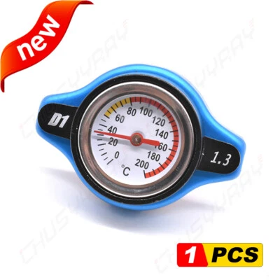 Genuino Coche Medidor Termostático Tapa Radiador 1.3 Bar Cabezal Pequeño Medidor de Temperatura del Agua Foto 1 de 4