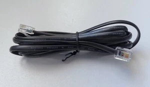 Cable línea de teléfono RJ11 negro 2 m metros router módem calidad PRIMAX - Imagen 1 de 4