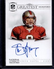 2022 Panini National Treasures Steve Young #NGS-SYO Autograph /25