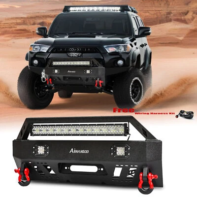 Para-choque dianteiro Aaiwa compatível com Toyota 4 Runner 2010-2020 (exceto 2010-2013 SR5) 001 - Imagem 1 de 4