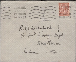 SAVOYSTAMPS - UNITED KINGDOM COVER - 1933 - Airmail cover to Khartoum Sudan - Picture 1 of 1