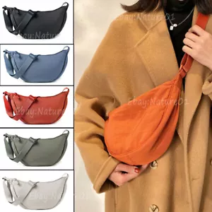 Women Fashion Crescent Bag Crossbody Bag Sling Shoulder Bag Hobo Bag Casual - Picture 1 of 33