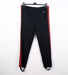 Adidas 70s Vintage Rare Black/Red Striped pants tracksuit 1970s - Picture 1 of 8
