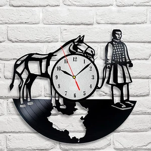 Terracotta Warriors design vinyl record wall clock home art bedroom shop office - Picture 1 of 1