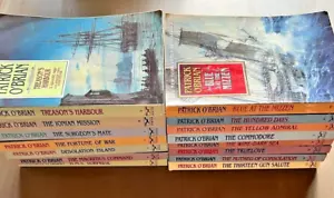 Patrick O'Brian Aubrey Maturin Series Set of 16 Vintage Books Nautical Adventure - Picture 1 of 14