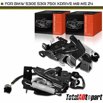 2 piezas nuevo bloqueo de pestillo de capó para BMW 530e 530i 750i xDrive M8 M5 Z4 16-23 frontal Foto 1 de 4