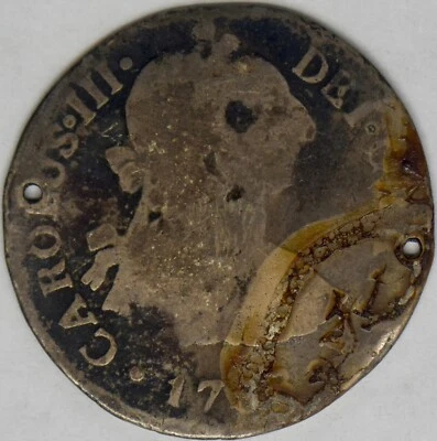 1788-Me IJ Peru Silver 2 Reales - Carlos III - ✪COINGIANTS✪ - Image 1 of 2