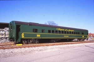 Original Fuji Railroad Slide of Spirit of Jasper Club Car #200 Roster - Picture 1 of 1