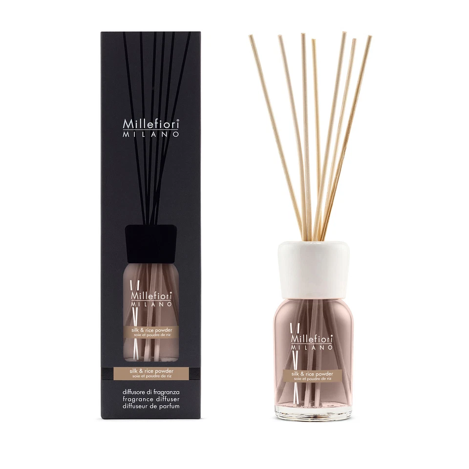 MILLEFIORI MILANO Raumduft Diffuser 250 ml SILK & RICE POWDER - Bild 1 von 1