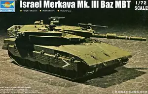 Trompeter Israel Merkava Mk.III Baz MBT tanque modelo kit 1:72 FDI - Imagen 1 de 2