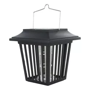 Weitech Multifunktions-Solarlaterne mit LED UV Insektenvernichter - schwarz - Bild 1 von 4