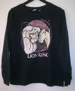Dunkelblaues Sweatshirt mit buntem Frontdruck "Lion King" Gr. S - Bild 1 von 1