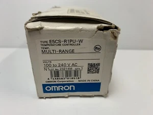 New OMRON E5CS-R1PU-W Temperature Controller Multi-Range  100-240VAC - Picture 1 of 4