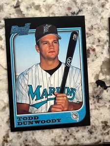1997 Bowman 1st ROOKIE CARD FLORIDA MARLINS TODD DUNWOODY #90 - Bild 1 von 1