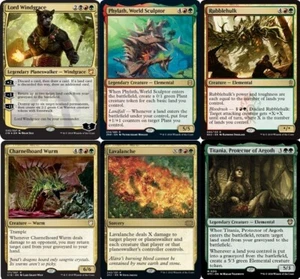 Custom Commander Deck - Lord Windgrace - Landfall & Graveyard Shenanigans - NM - Picture 1 of 1