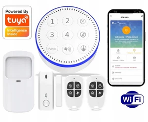 Alarma compacta RTX Bezprzewodowy Czujniki Pir Kontaktron Piloty TUYA WiFi - Imagen 1 de 11