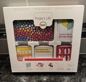 Project Life Core Kit Bright & Bold Edition Becky Higgins NIB 616 Cards - Picture 1 of 2