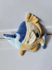 Peluche raro pez mariposa nariz larga Finding Nemo Fish Friend Tad 7" Disney Store - Imagen 1 de 13