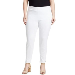 NYDJ Women's Pull On Marilyn Straight in Optic White Size 22 MSRP $119 - Picture 1 of 4