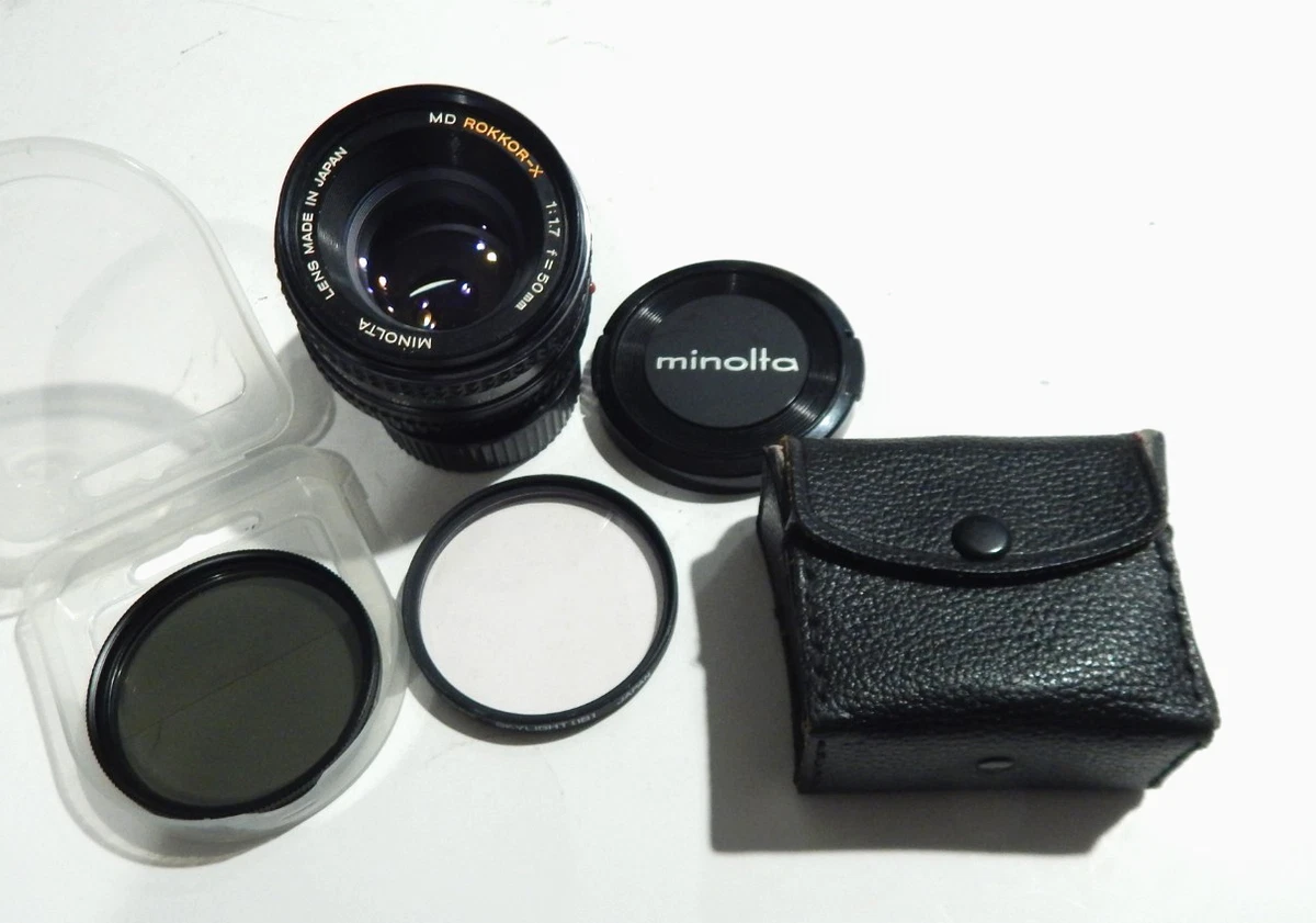 Minolta Rokkor-X 50mm Focal Camera Lenses for sale | eBay